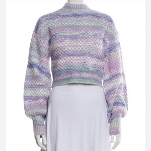 For Love and Lemons Kara Sweater Lavender pink Brand new with tags Size XL